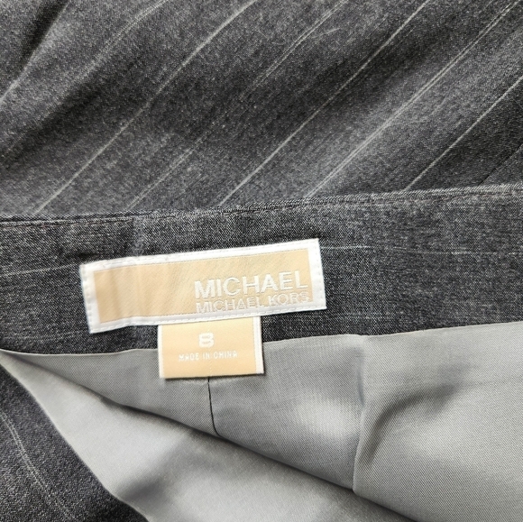 Michael Kors Gray Pencil Skirt Size 8 - Picture 2 of 5